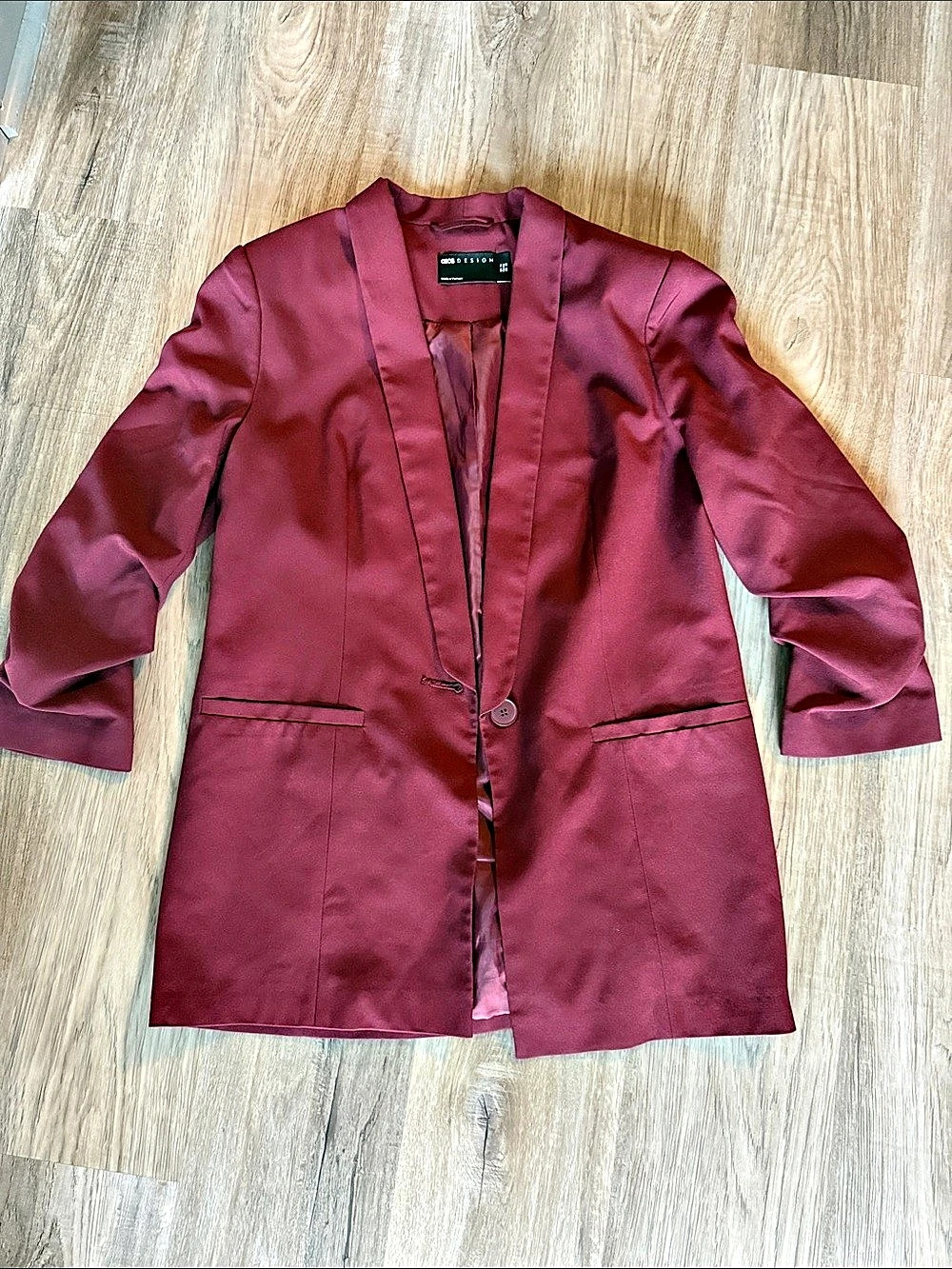 ASOS Women's Blazer Red Size 4 Like New